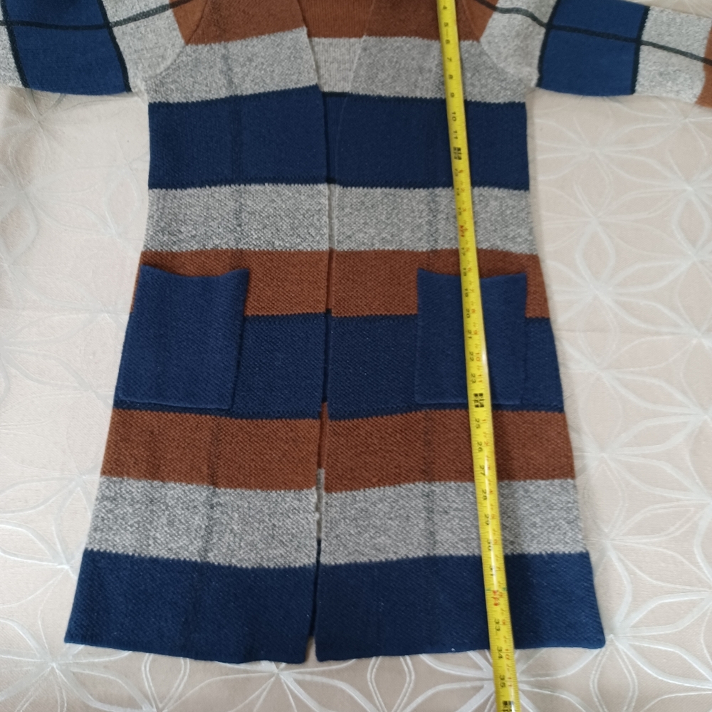 Long Colorblock Cardigan - Picture 9 of 9